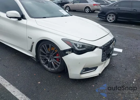 2017 Infiniti Q60 3.0T Red Sport 400 z USA, uszkodzony, nr VIN JN1FV7EL6HM700491